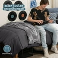 thumbnail image 3 of Bare Home Down Alternative Comforter Set - 2-Pieces - All Seasons - Twin/Twin-XL, Forged Iron Gray, 3 of 8