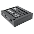 thumbnail image 5 of 2X 5.25 Inch CD-ROM Space to 3.5 Inch 2.5 Inch SATA HDD Mobile Rack Bracket Enclosure Black for PC, 5 of 5