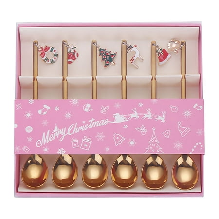 

Coffee Spoon 6Pcs Coffee Spoon Mixing Scoops Stirring Spoons Stainless Steel Spoons