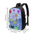 thumbnail image 3 of Battle For Dream Island Bfdi Laptop Backpack With Usb Charging Port 17 Inch Daypack Travel College School Computer Bag Bookbag, 3 of 9