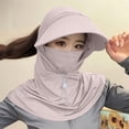 thumbnail image 2 of CHUMUD Fashionable Summer Balaclava with Brim Face Mask for Sun Protection Cycling Fishing Face Mask for Women Full Head Sun Balaclava, 2 of 5