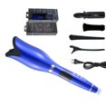 thumbnail image 2 of Enchufe de la UE Curling Hierro Calefacción Temperatura Ajustable Curler Anti-Scald 110-240V Viaje portátil Peluquería Peluquería Waver Blue Dido Hogar, 2 of 6