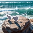 thumbnail image 2 of Gafas de sol ADE WU Corazón con perlas en forma de corazón para niños de 3 a 8 años, 2 of 7