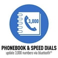 thumbnail image 4 of PANASONIC Link2Cell Téléphone Sans Fil Bluetooth avec Répondeur et 2 Lignes Téléphoniques - 2 Combinés Sans Fil - KX-TG9542B (Noir), 4 of 12
