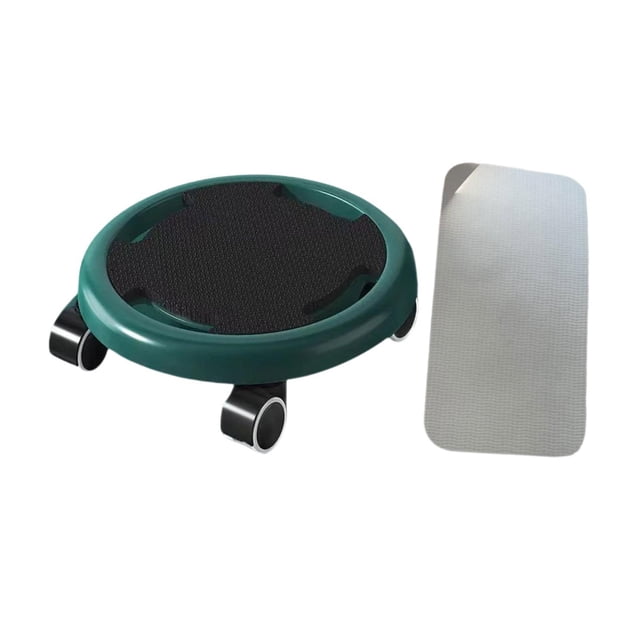 Colaxi Abdominal Trainer Roller Disc Plate Portable for Women Men Home Use Exercise Green