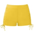 thumbnail image 6 of Tfken Summer Girls Cute Swimsuit Bottoms Shorts For Bikini Bottoms Swim Trunks Swimwear Swimming Beach Trendy Children Soft Bathing Suits Shorts Size 7-8 Years Yellow, 6 of 8
