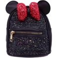 thumbnail image 1 of UBIUO Bowknot Glitter Mini Casual Daypack Cartoon Mouse Ears Backpack Glitter Daypack Travel Shoulder Bag Purse Small Black One Size, 1 of 4