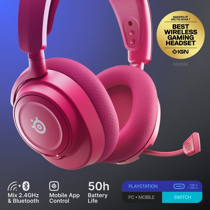 SteelSeries Arctis Nova 7P Wireless Gen 2 Multi-Platform Gaming