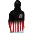 thumbnail image 2 of Independence Day Sun Protection Cycling Fishing Shirts for Men UPF 50+ Long Sleeve Hoodie with Face Mask UV Rash Guard Quick Dry Hiking Shirt, 2 of 4