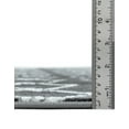 thumbnail image 4 of 5' x 8' Gray and Ivory Geometric Rectangular Area Throw Rug, 4 of 10