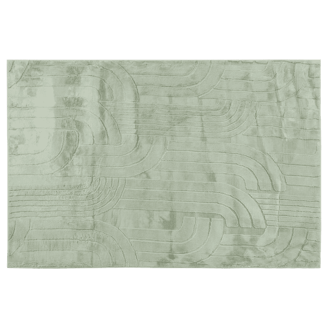Bouclair Sage Faux fur Rug 72 X 48 in (183 X 122 cm)