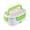 Green, variant on Electric Heated Lunch Boxes Adults 40W Electric Lunch Box Food Heated 12-24&110V 1L Heatable Lunch Box for Car Truck Office Leak-Proof Stainless Steel Container, Fork & Spoon,Bag Green