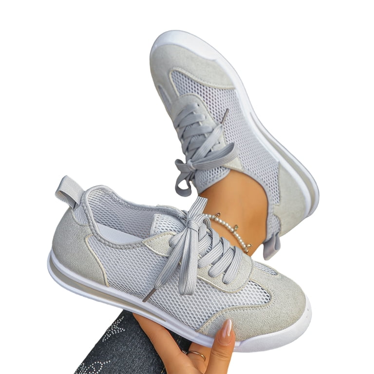 dress shoes arch support women IEMIEMIEM Orthopedic Casual for Work Shoes Breathable Non Slip Slip on Server Shoes Knitted Mesh Stretch Soft 2026 Orthopedic day style and support High Arches Best Womens Dress