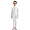 thumbnail image 2 of Leotardos de Ballet para niñas, leotardos de gimnasia, Ropa de baile para niños, mono de ejercicio de clase de baile con cremallera de manga larga y cuerpo completo, 2 of 4