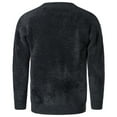 thumbnail image 4 of ZKCCNUK Men's Autumn And Winter New Men's Knitted Sweater Round Neck Pullover Bottoming Shirt Solid Color Imitati Mink European Size Casual Large Size Men's Sweater, 4 of 5