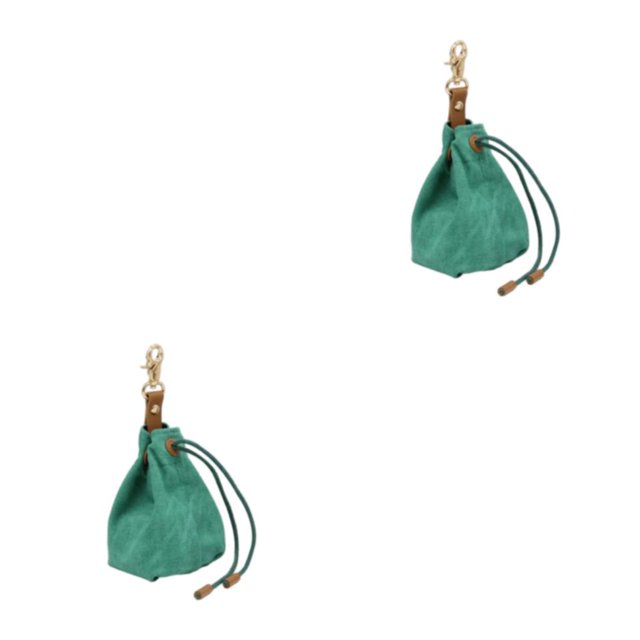 Greeniant Bolsa ligera para golosinas para perros para entrenamiento Bolsa para entrenamiento de golosinas para mascotas Durable Fácil de verde 1 2Conjunto