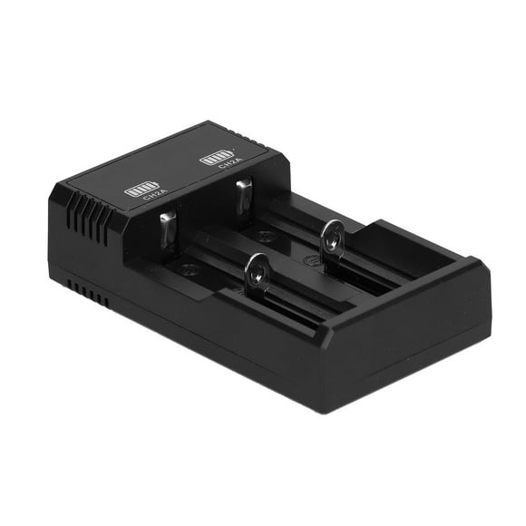 Ccdes 18650 Charger,Universal Battery Charger 2 Bay USB Rapid Charge With Indicator Light For 18500 26650 Lithium Battery,2 Bay Battery Charger