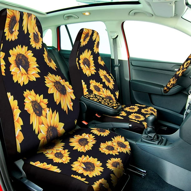 Sunflower seat covers sale and floor mats