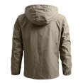 thumbnail image 3 of Men's Lightweight Bomber Jackets Light Windbreaker Casual Stylish Fall Golf Zip Up Dress Business Varsity Khaki XL, 3 of 6