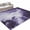 Purple, variant on Hallway Runner Rug 2'x6', Teal Green Ombre Clouds Kitchen Runner Rugs Non-Slip Carpet Mats, Modern Abstract Gradient Cloud Bedside Rugs Runners Washable Floor Carpet for Bathroom Laundry Room