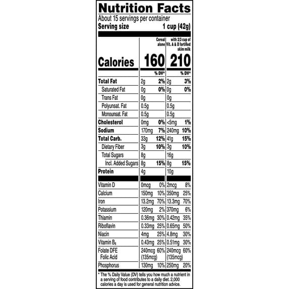 Quaker Original Life Multigrain Crispy & Crunchy Cereal, Family Size (22.3 oz)pack of 2