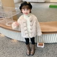 thumbnail image 6 of Hicidod Baby Girls Fleece Jacket Girls Winter Soft Coat Tops Cute Warm Jacket Overcoat Thick Warm Outwear Furry Jackets, 6 of 7