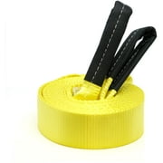 LFPartS 2" x 20' Tow Strap with Reinforced Loops 11,000 Pound Capacity