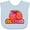 AE-Light Blue, variant on Inktastic Pink Aloha Palm Girls Baby Bib
