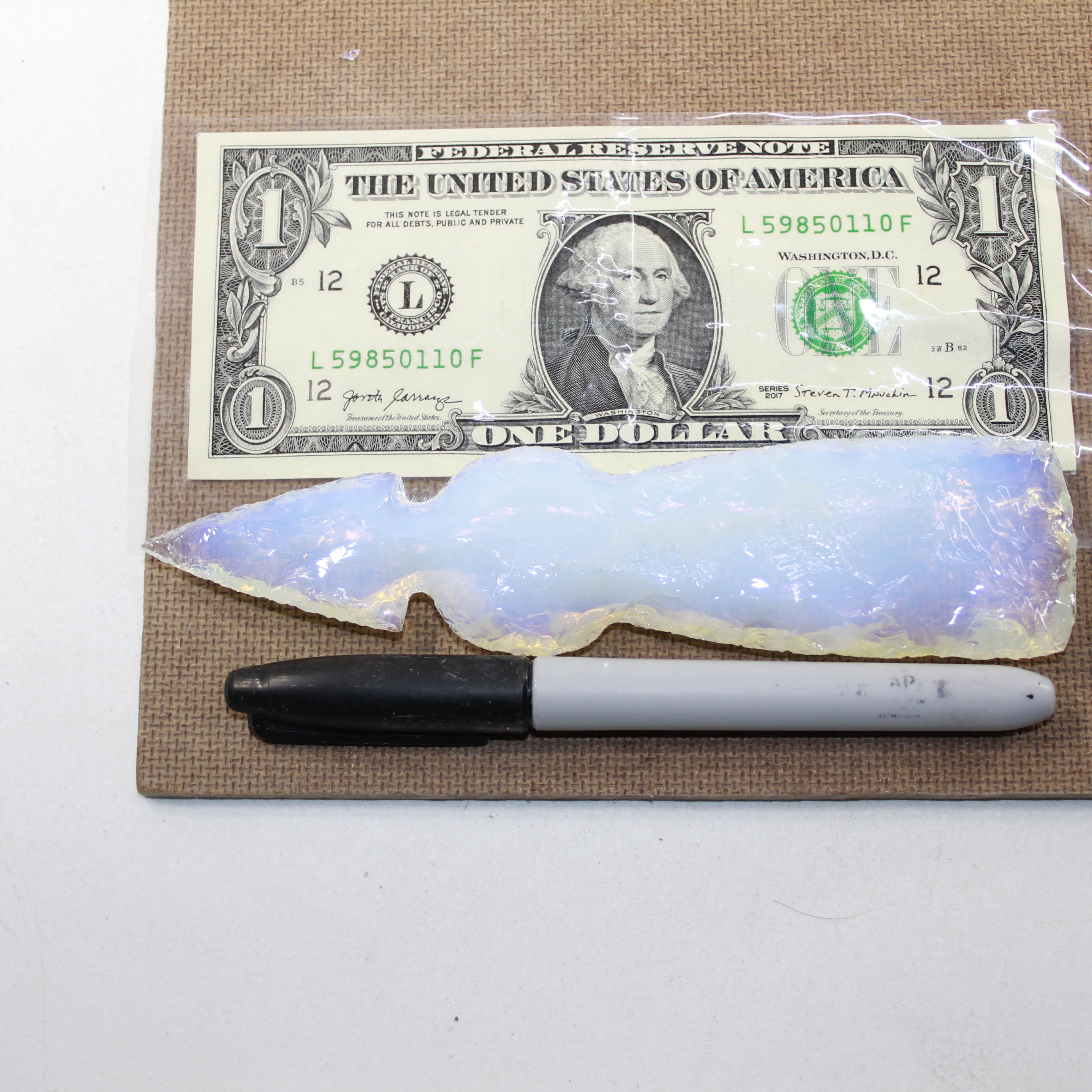 1 Opalite Ornamental Tomahawk Head #1024 Ax Axe Hatchet