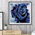 thumbnail image 3 of Cuadros Decorativos Cuadro de diamantes de imitación DIY rosa púrpura 5D taladro completo diamante pintura pared arte JShteea  Nuevos Originales, 3 of 9