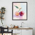 thumbnail image 3 of Stupell Industries Modern Pastel Cherries Pair Black Floating Frame Canvas Art, 25 x 31, by The Prints Vibe, 3 of 8