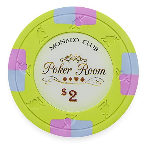 Pick Denominations! New Bulk Lot of 500 Monaco Club 13.5g Clay Poker Chips 