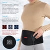Lumbar Heating Support Wrap, Back Waist Pain Relief for Muscle Strain Dysmenorrhea Abdominal Pain, Back Lumbar Heat Support Belt, Adjustable Heat Therapy Waist Lumbar Heating Pad