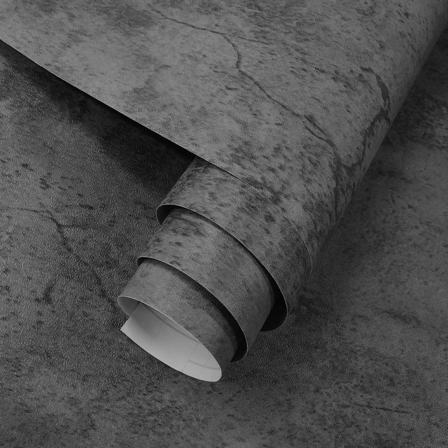 Fondo de pantalla 3yecao 40x300cm Azul Gris Concrete Cement 3D