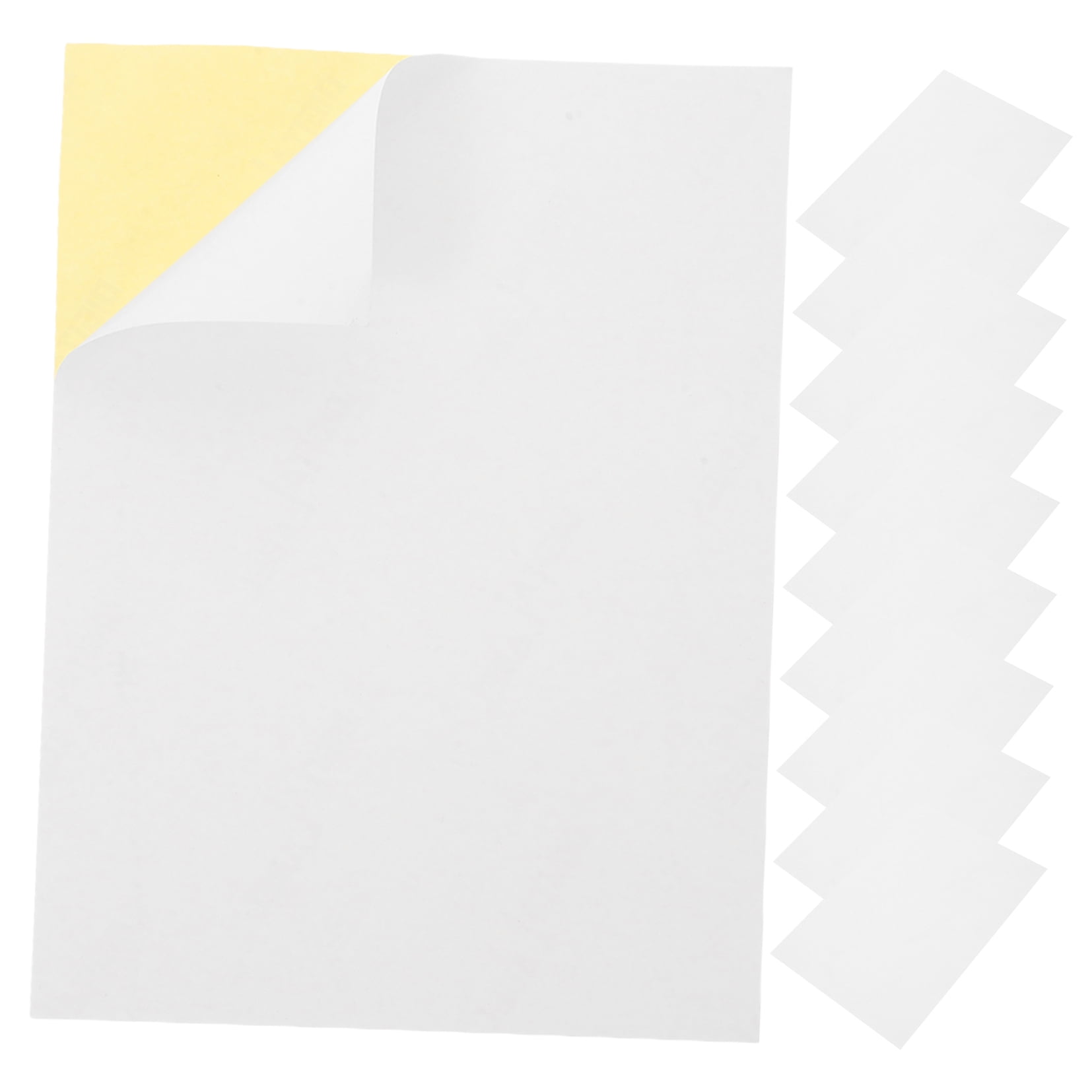 HONMEET 150Pcs Large White Writable Sticky Labels Adhesive Paper for Address Inventory and Storage