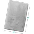 thumbnail image 2 of Clara Clark Bath Mat Set \u2013 Memory Foam Bath Mat - Soft Bathroom Rug - Non Slip and Super Absorbent - Fast Drying Machine Washable Bath Mat Set of 2 - Silver - Large Size 20\u201d x 32\u201d, 2 of 8