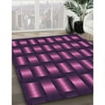 thumbnail image 2 of Ahgly Company Indoor Rectangle Patterned Orchid Purple Area Rugs, 8' x 10', 2 of 6