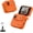 Orange-16GB, variant on 4K Action Camera, 180° Flip Touch Screen Mini VLOG Recorder with Built-in Fill Light, 6-Axis Anti-Shake Sports Camera for Cycling & Travel, 143° Wide-Angle Pocket Cam (Orange, Camera only)