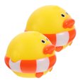 thumbnail image 3 of KAKOWELY 2 juguetes chirriantes para perros con forma de pato, de látex, para morder., 3 of 4