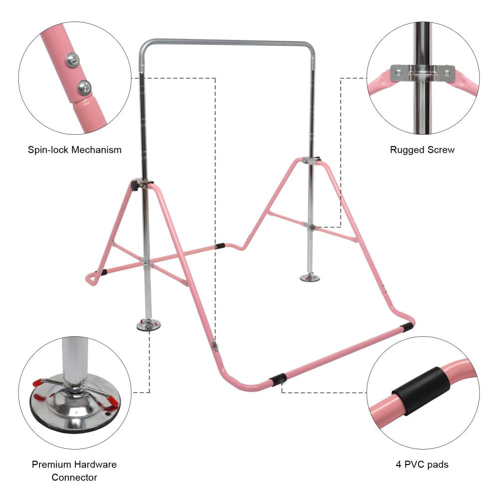 Buy FBSPORT Expandable Gymnastics Bars,Adjustable Height Gymnastic Horizontal Bars,Junior