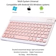 thumbnail image 3 of XIHAMA Ultra Slim Bluetooth Keyboard Portable Mini Wireless Keyboard Rechargeable for Apple iPad iPhone Samsung Tablet Cell Phone Smartphone iOS Android Windows, 3 of 7