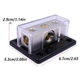 thumbnail image 2 of MesaSe Audio Amplifier Splitter Distribution Block 2-Way Ground Professional Wear-resistant Cable Electric Automotive Sound Boxes, 2 of 5