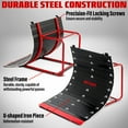 thumbnail image 6 of Soccer Return Ramp Kickback Soccer Rebounder Football Rebound Net | Net Playz Durable Steel Construction for Soccer Training, 6 of 8