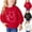 Red, variant on Odeerbi Toddler Girls Crewneck Sweatshirts Pullover Sweatshirts Children's Fall Winter Sweatshirt Heart Print Long Sleeve Sweater Top Black
