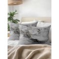 thumbnail image 3 of Outdoor Pillows Waterproof, Grey Ombre Marble Bedding Throw Pillows with Insert for Couch Sofa Bed, Gray Marble Crack Abstract Modern 12x20 Inch Pillowcases Decorative Camping Patio Pillow Set of 1, 3 of 8