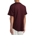 thumbnail image 2 of Ma Croix Mens Baseball Jersey Stripe T Shirts Plain Button Down Sports Blank Tee, 2 of 6