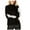 Black - black, variant on I.N.C Womens Laced Sleeve Knit Sweater, Grey, Large