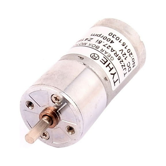DC 12V 400RPM High Torque Low Speed Solder Cylindrical Gear Box Motor