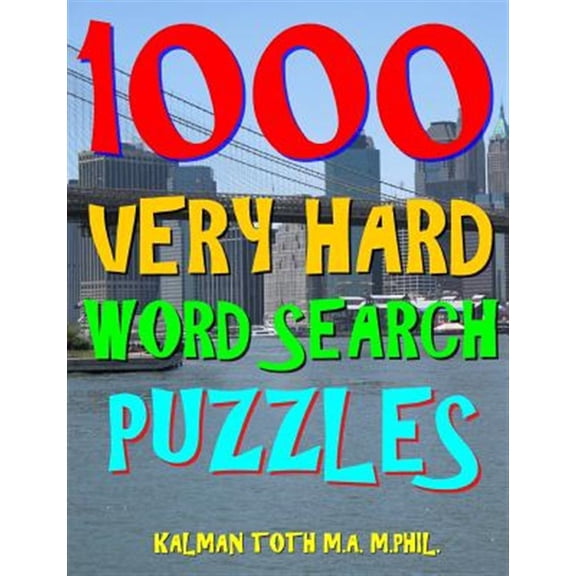 Pre-Owned 1000 Very Hard Word Search Puzzles : Fun Way to Improve Your IQ