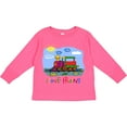 thumbnail image 3 of Inktastic I Love Trains Boys or Girls Long Sleeve Toddler T-Shirt, 3 of 5